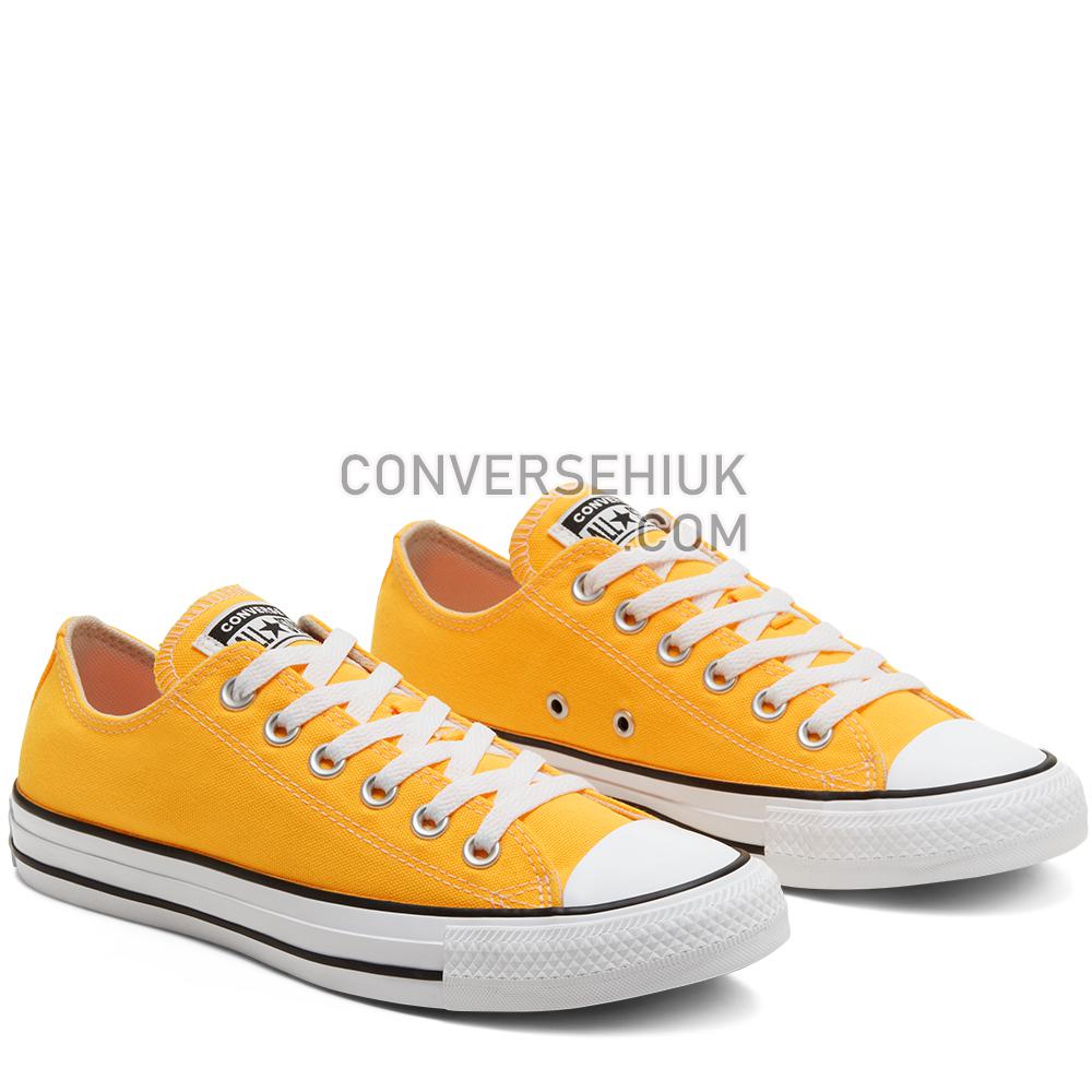 Converse Unisex Seasonal Colour Chuck Taylor All Star Low Top Laser Orange 167235C Shoes