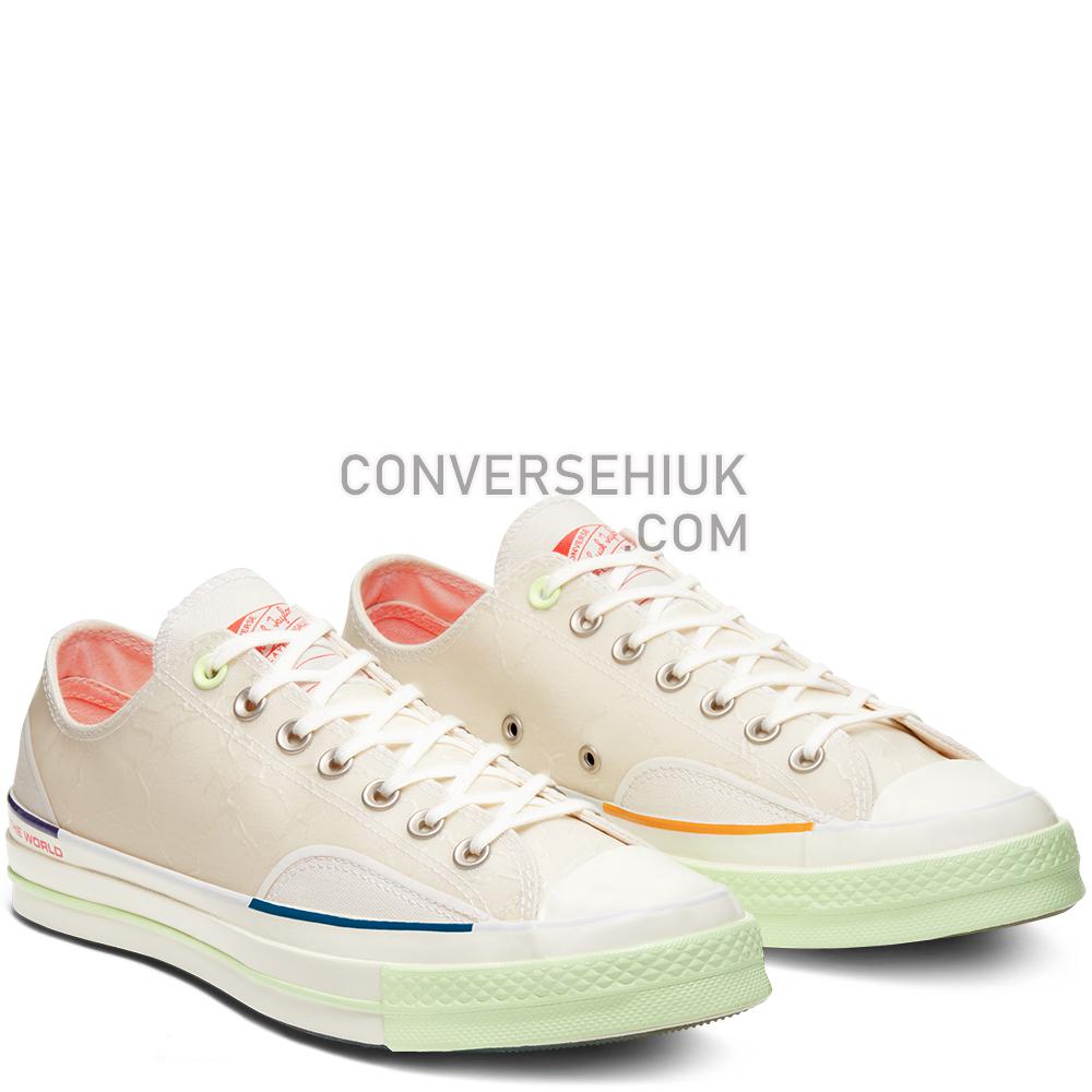 Converse x Pigalle Chuck 70 Low Top White/vast Grey/barely Volt 165748C Shoes