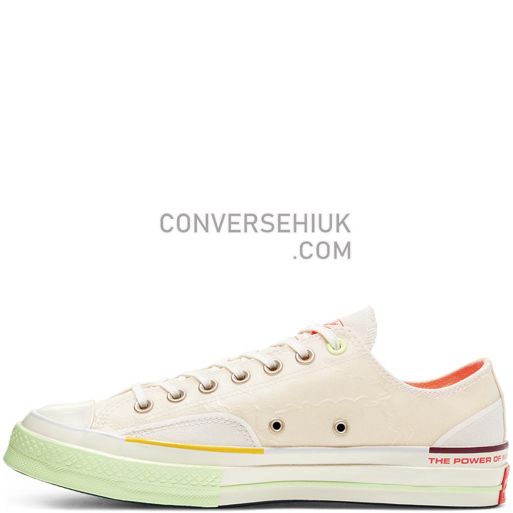 Converse x Pigalle Chuck 70 Low Top White/vast Grey/barely Volt 165748C Shoes