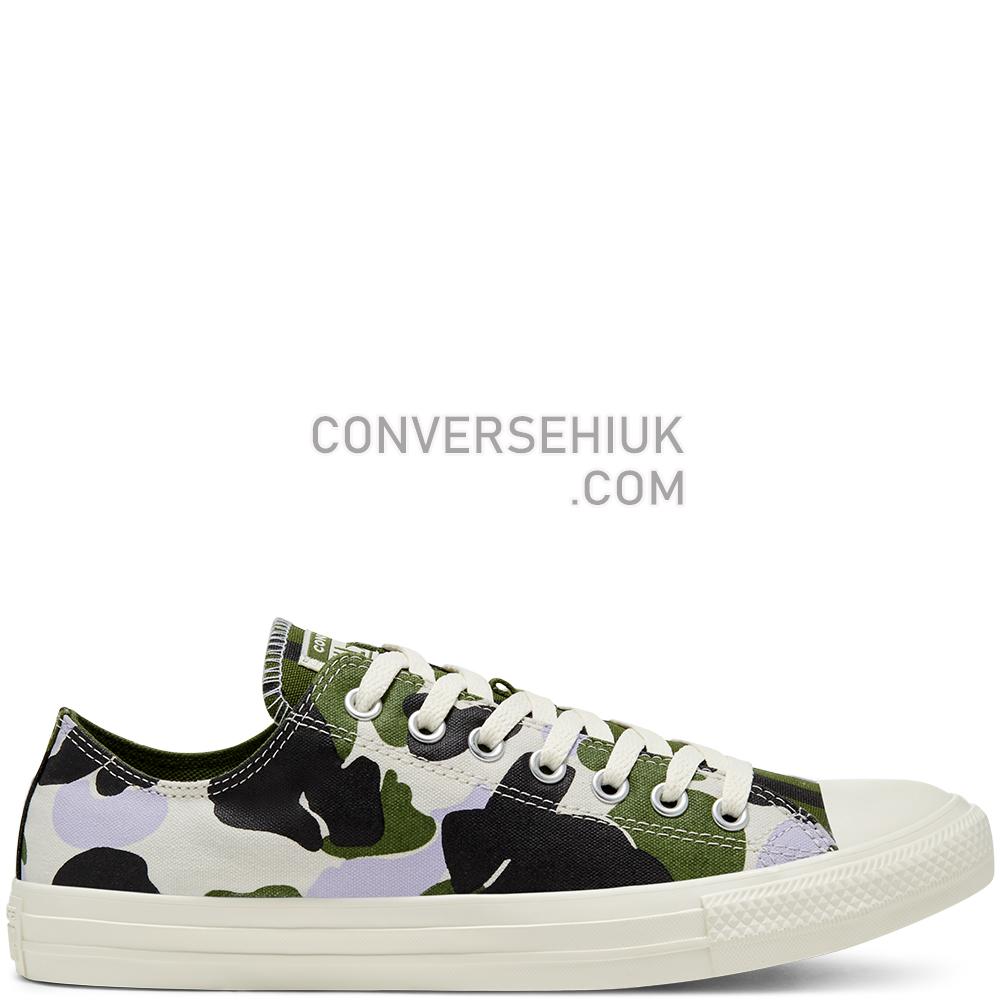 Converse Unisex Twisted Archive Prints Chuck Taylor All Star Low Top Egret/moonstone Violet 167632C Shoes