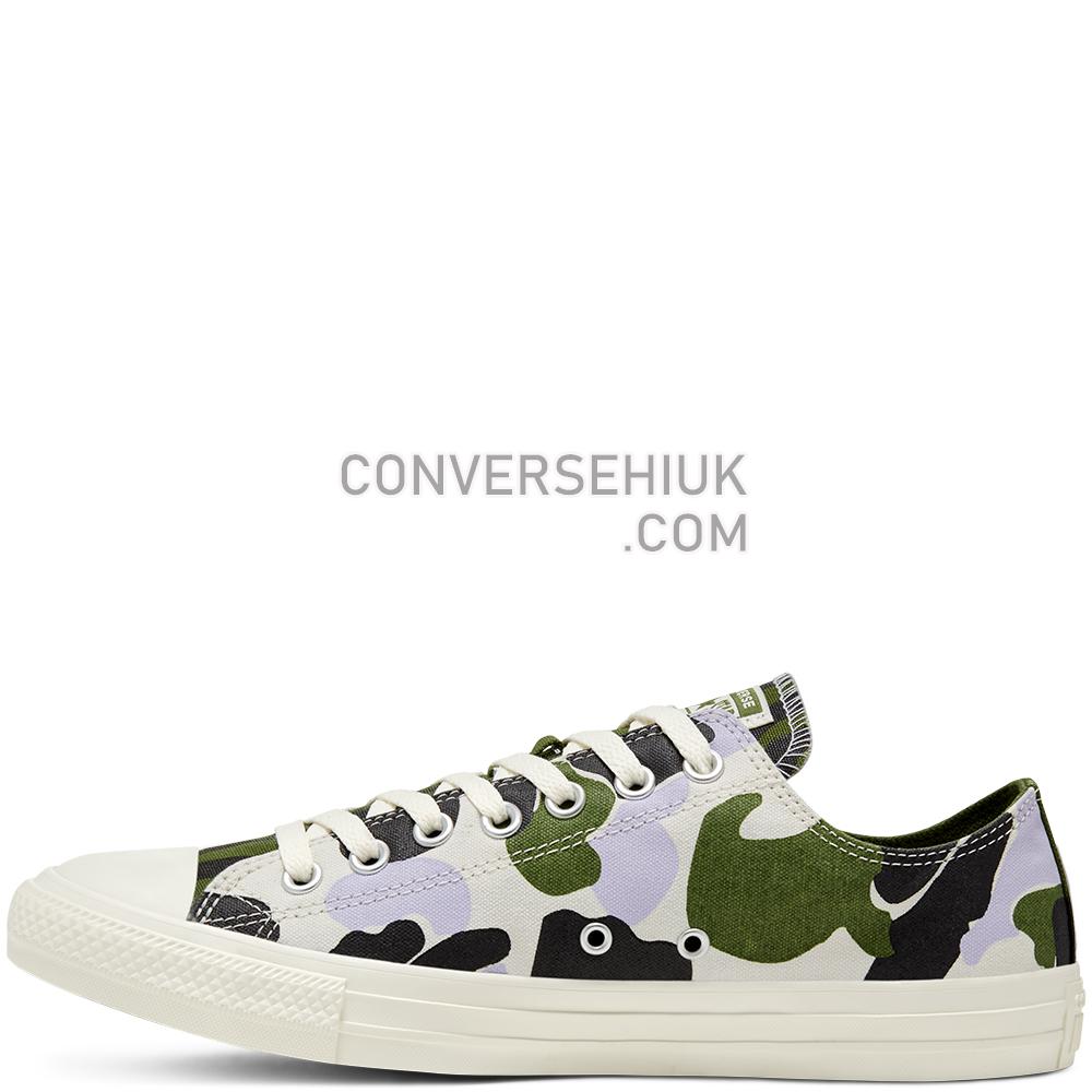 Converse Unisex Twisted Archive Prints Chuck Taylor All Star Low Top Egret/moonstone Violet 167632C Shoes