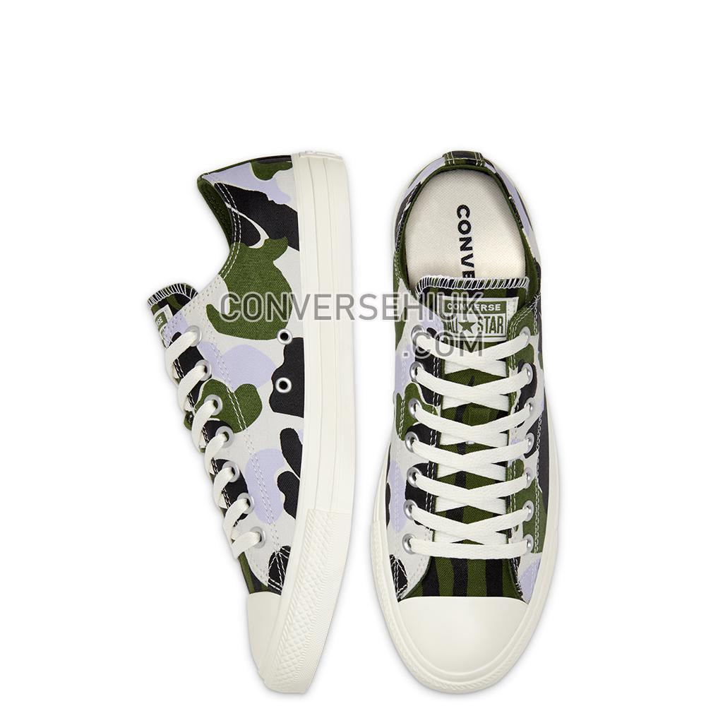 Converse Unisex Twisted Archive Prints Chuck Taylor All Star Low Top Egret/moonstone Violet 167632C Shoes