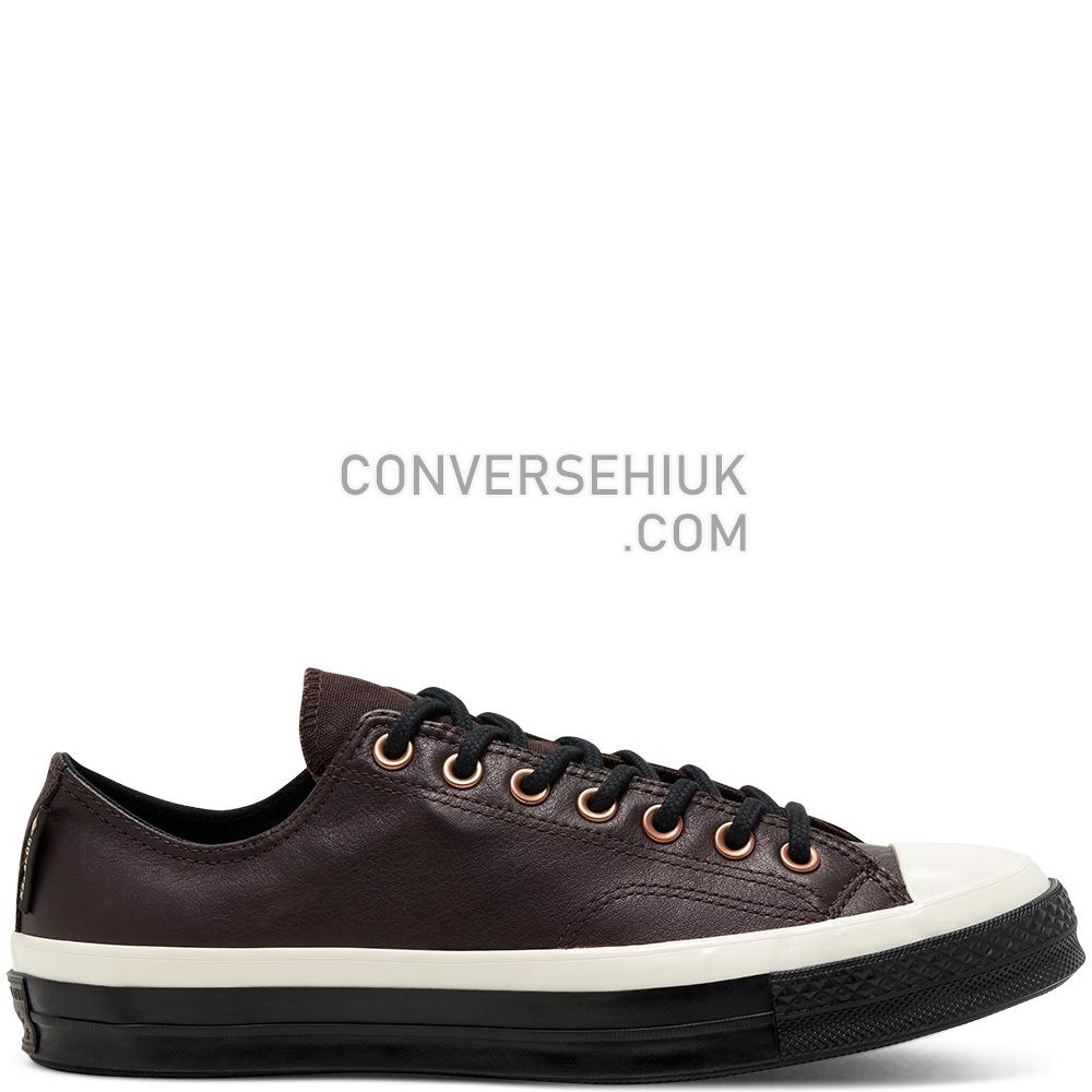 Converse Unisex GORE-TEX Leather Chuck 70 Low Top Velvet Brown/egret/black 165925C Shoes