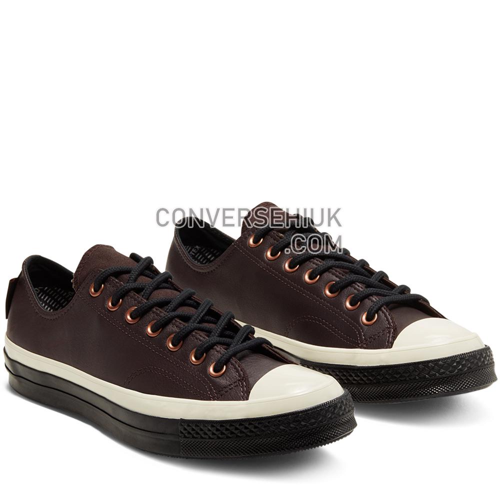 Converse Unisex GORE-TEX Leather Chuck 70 Low Top Velvet Brown/egret/black 165925C Shoes