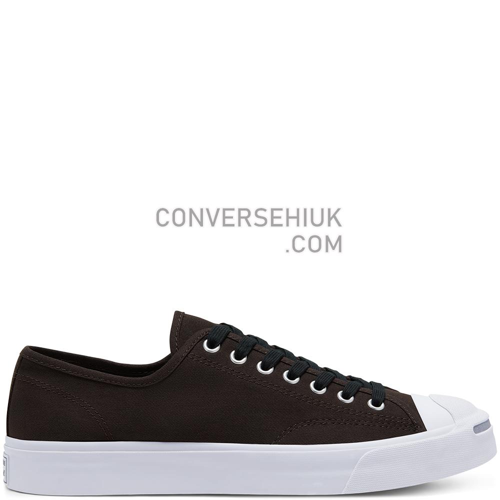 Converse Unisex Twill Reflective Design Jack Purcell Low Top Velvet Brown/black/white 165972C Shoes