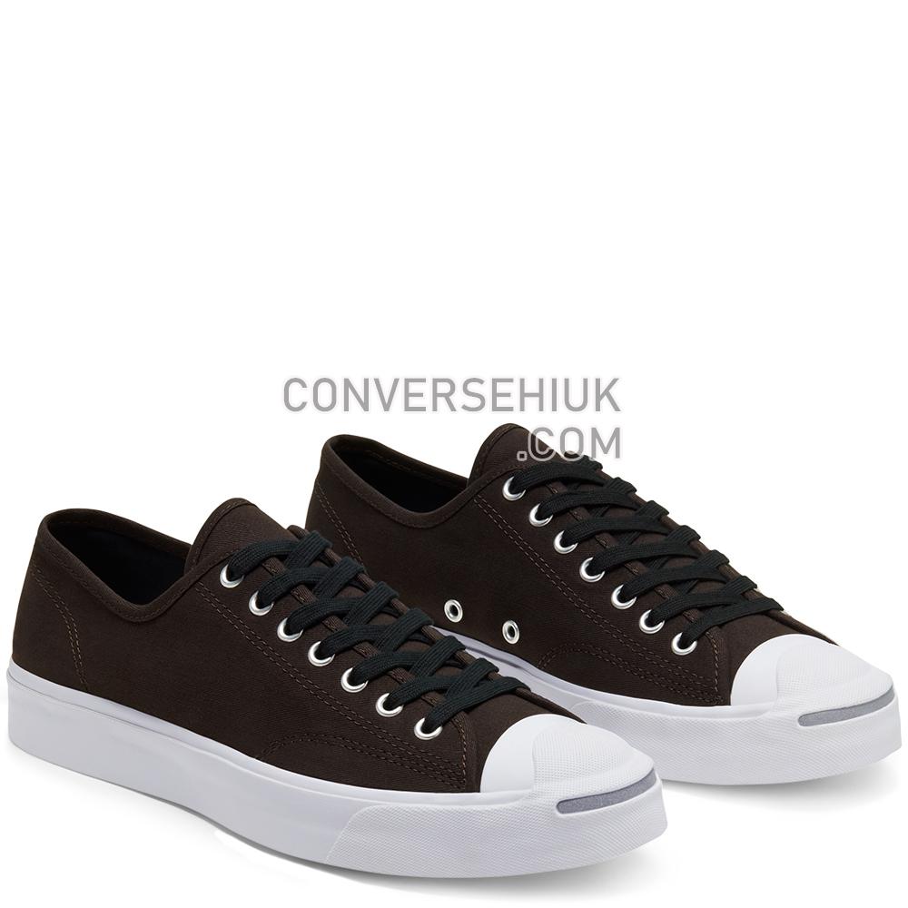 Converse Unisex Twill Reflective Design Jack Purcell Low Top Velvet Brown/black/white 165972C Shoes