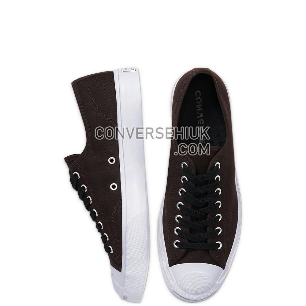 Converse Unisex Twill Reflective Design Jack Purcell Low Top Velvet Brown/black/white 165972C Shoes