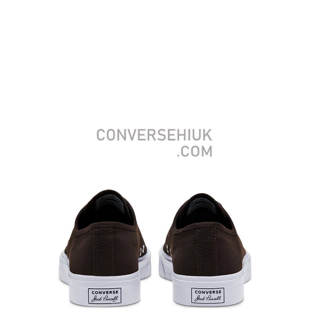 Converse Unisex Twill Reflective Design Jack Purcell Low Top Velvet Brown/black/white 165972C Shoes