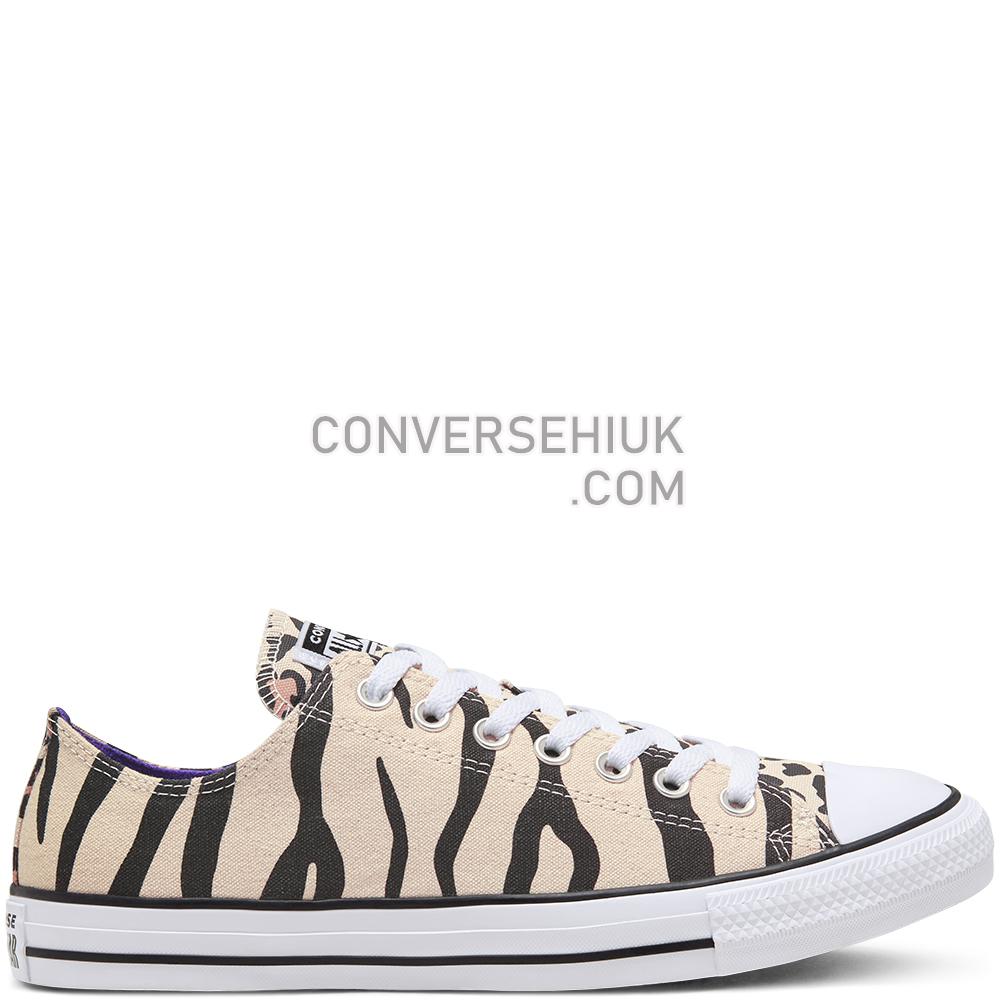 Converse Twisted Archive Prints Chuck Taylor All Star Low Top Shoe Driftwood/black/light Fawn 166717C Shoes