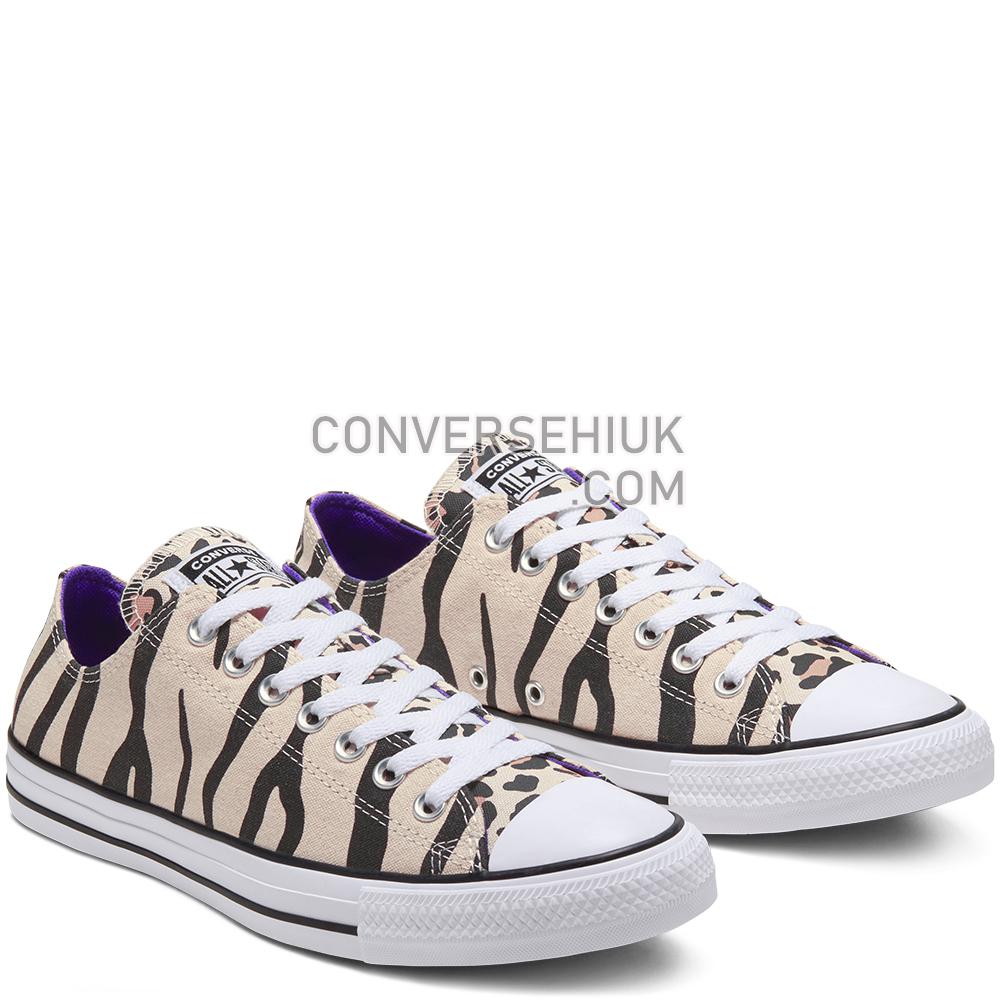 Converse Twisted Archive Prints Chuck Taylor All Star Low Top Shoe Driftwood/black/light Fawn 166717C Shoes