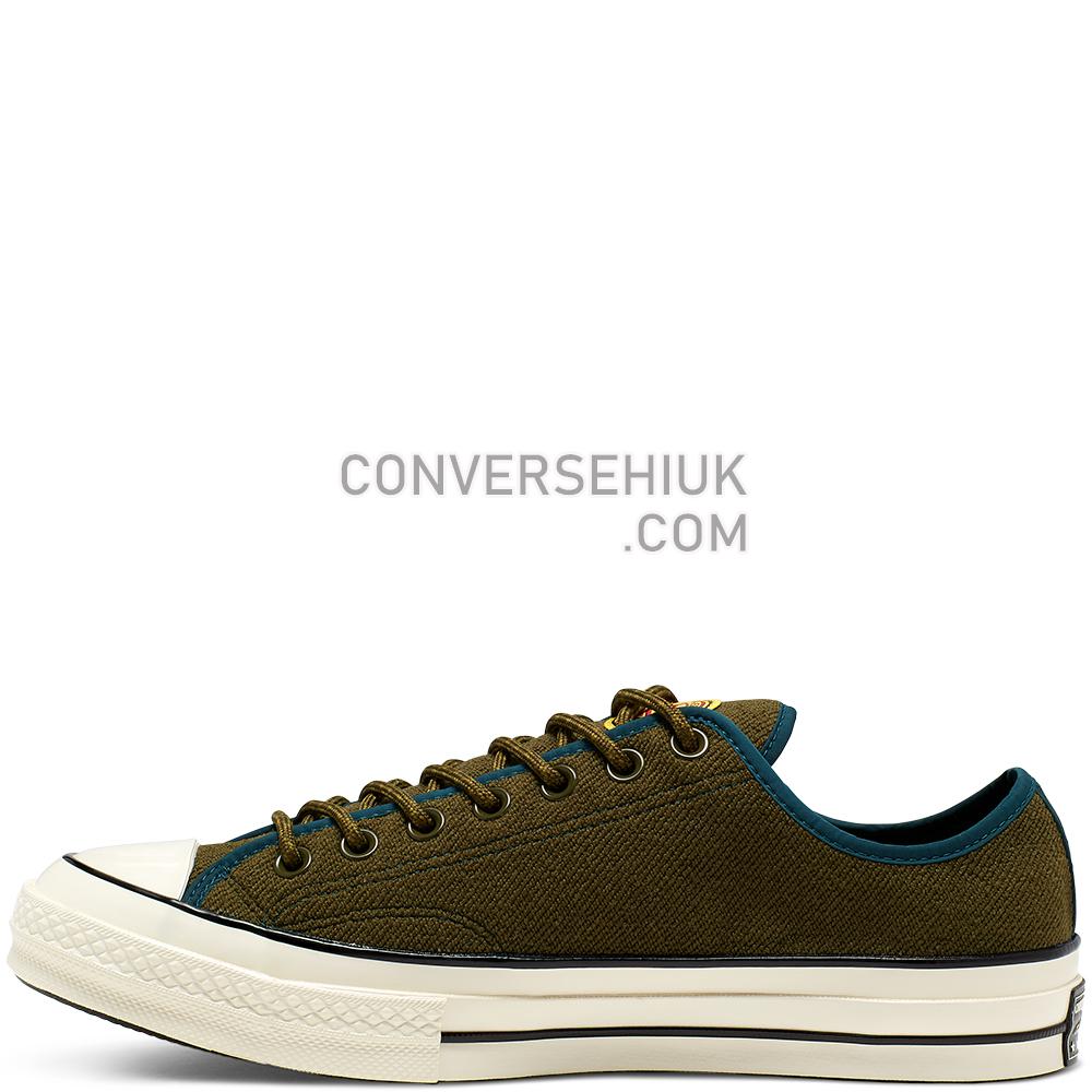 Converse Unisex East Village Explorer Chuck 70 Low Top Surplus Olive/midnight Turq 165929C Shoes