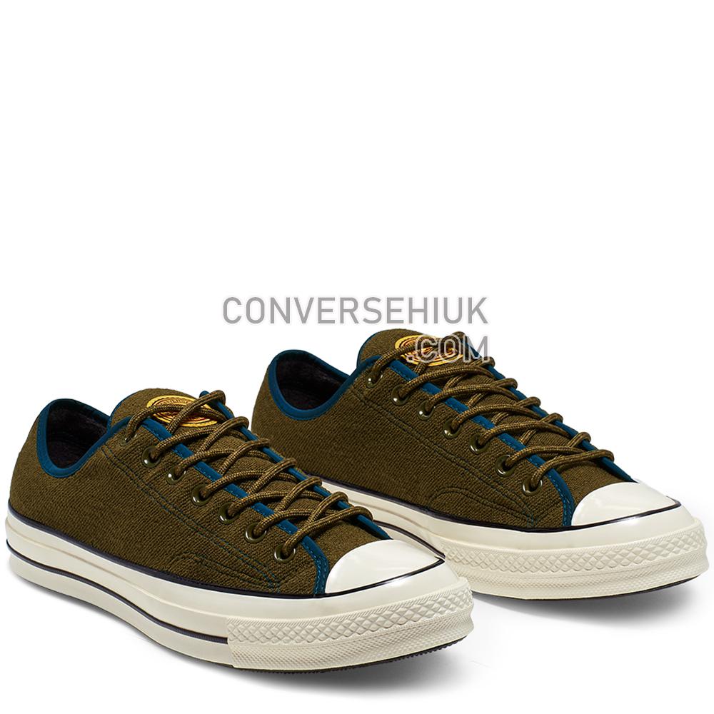 Converse Unisex East Village Explorer Chuck 70 Low Top Surplus Olive/midnight Turq 165929C Shoes