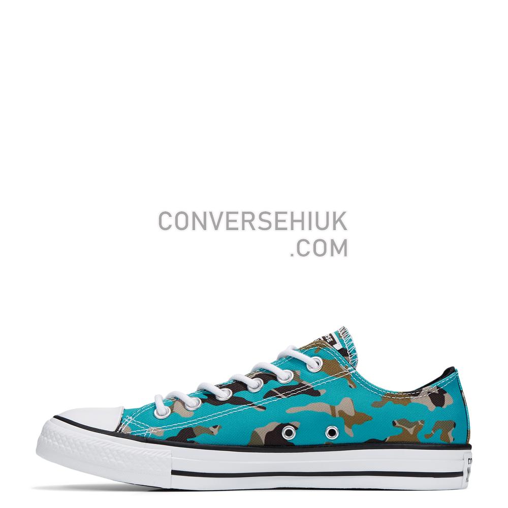 Converse Unisex All-over Camo Chuck Taylor All Star Low Top Turbo Green/black/white 166178C Shoes