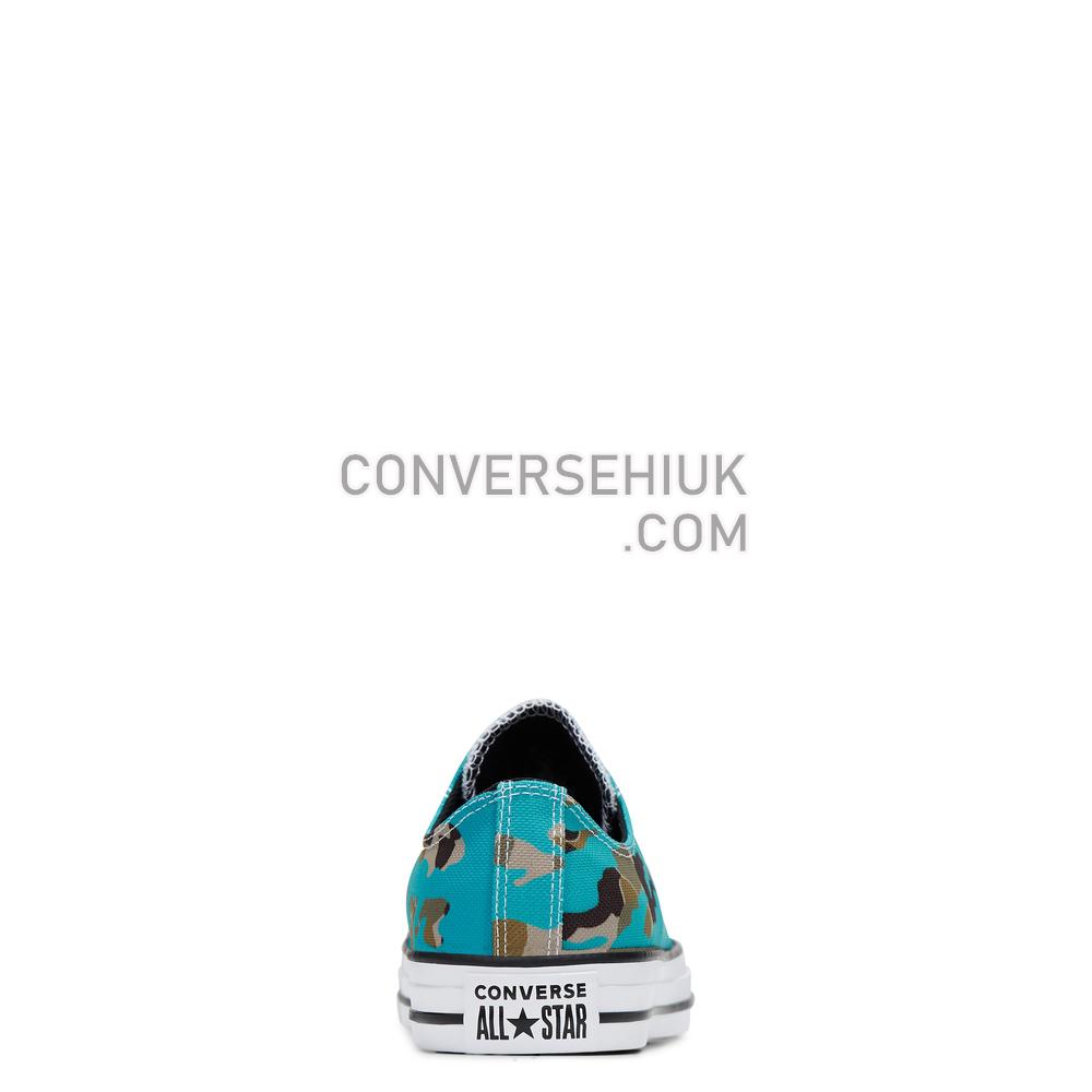 Converse Unisex All-over Camo Chuck Taylor All Star Low Top Turbo Green/black/white 166178C Shoes