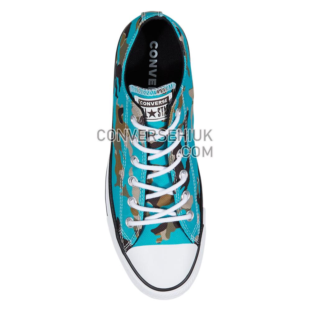 Converse Unisex All-over Camo Chuck Taylor All Star Low Top Turbo Green/black/white 166178C Shoes