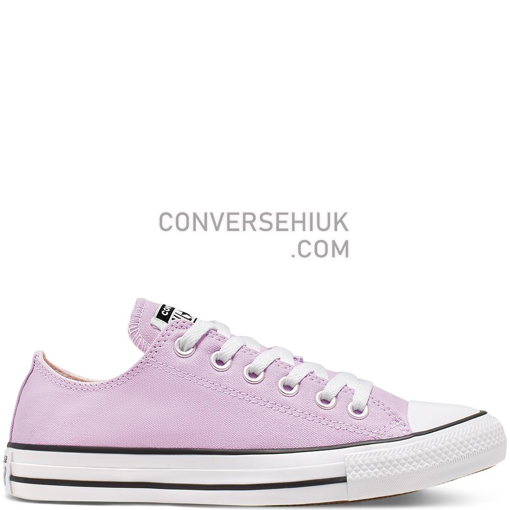 Converse Unisex Seasonal Colour Chuck Taylor All Star Low Top Lilac Mist 166266C Shoes