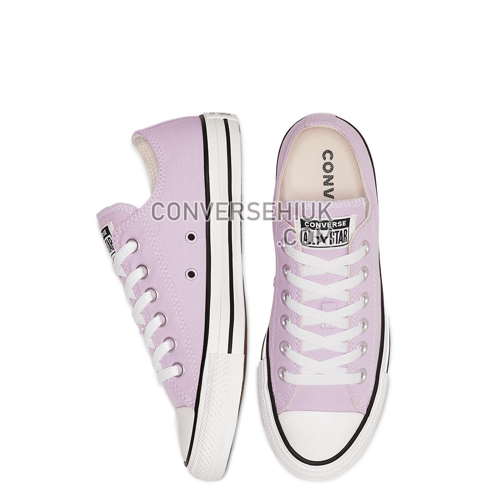 Converse Unisex Seasonal Colour Chuck Taylor All Star Low Top Lilac Mist 166266C Shoes