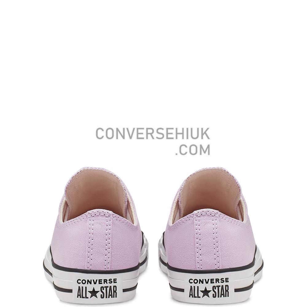 Converse Unisex Seasonal Colour Chuck Taylor All Star Low Top Lilac Mist 166266C Shoes