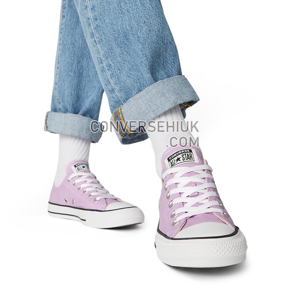 Converse Unisex Seasonal Colour Chuck Taylor All Star Low Top Lilac Mist 166266C Shoes