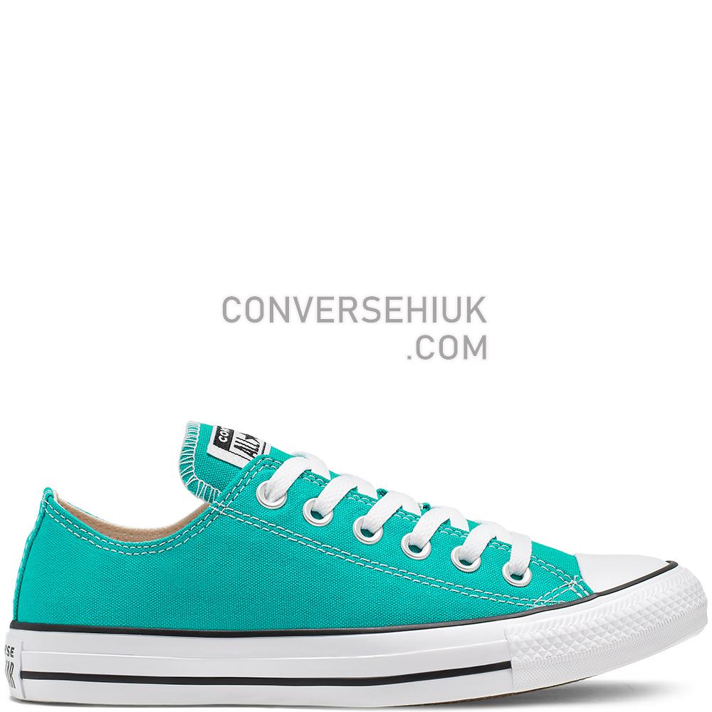 Converse Unisex Seasonal Colour Chuck Taylor All Star Low Top Turbo Green 166267C Shoes