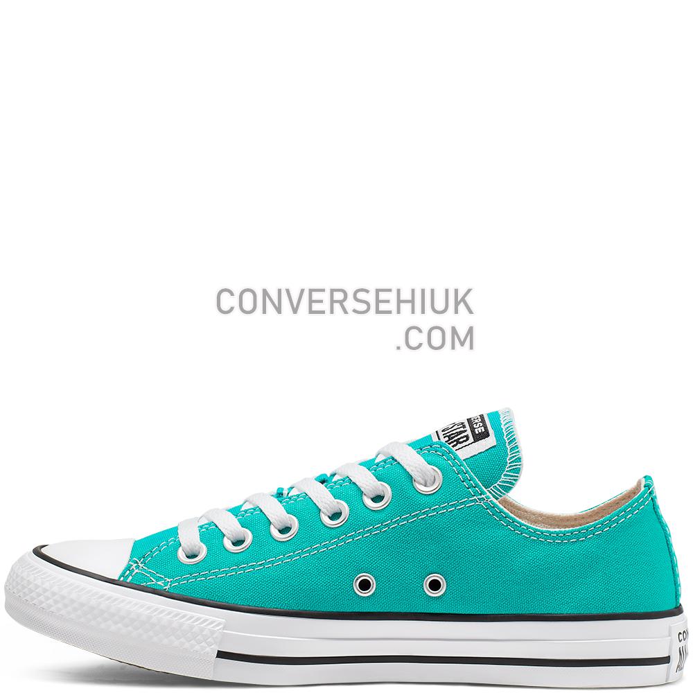 Converse Unisex Seasonal Colour Chuck Taylor All Star Low Top Turbo Green 166267C Shoes