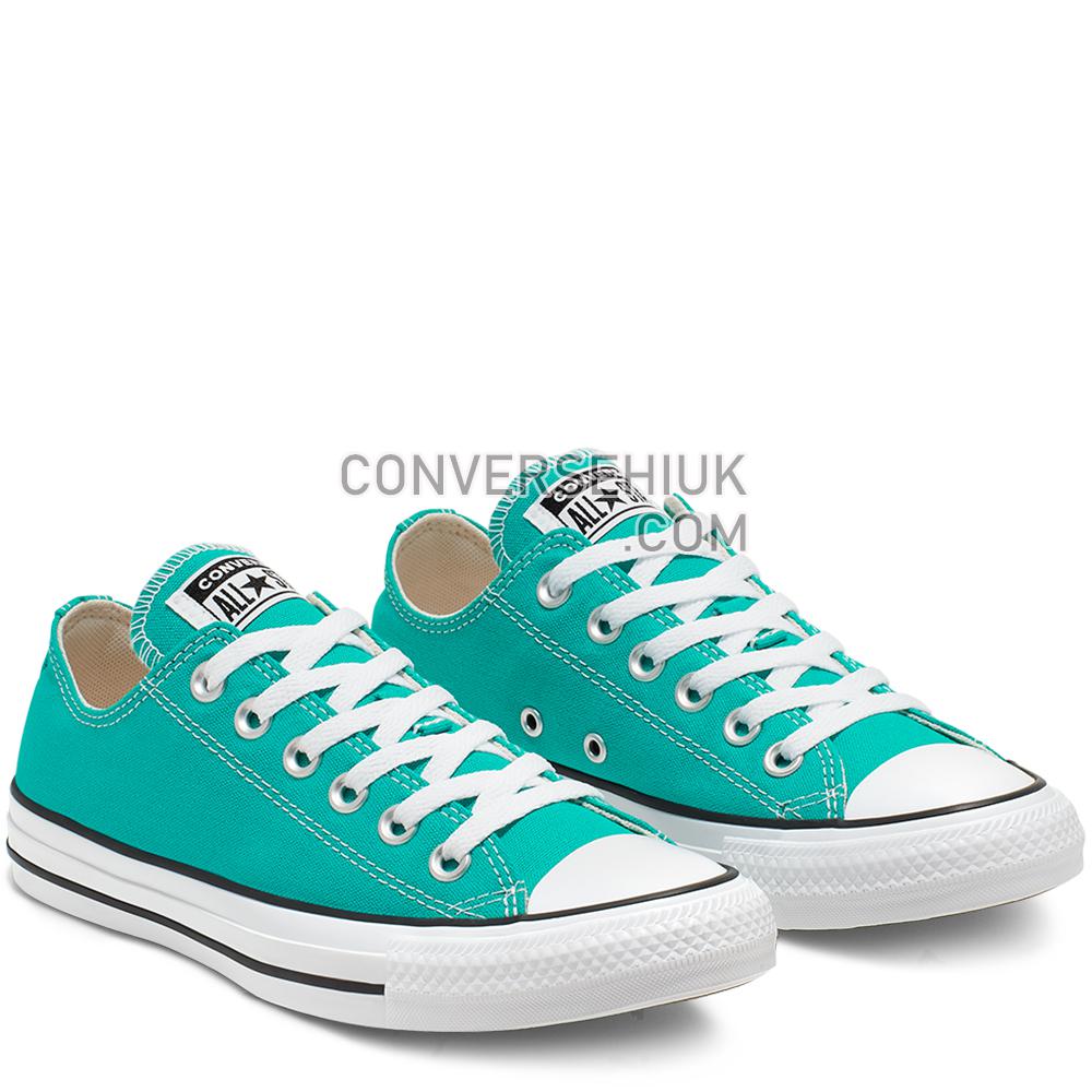 Converse Unisex Seasonal Colour Chuck Taylor All Star Low Top Turbo Green 166267C Shoes