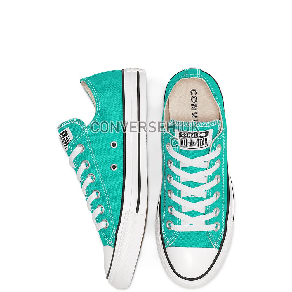 Converse Unisex Seasonal Colour Chuck Taylor All Star Low Top Turbo Green 166267C Shoes