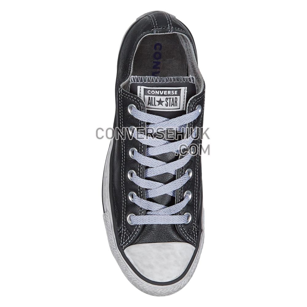 Converse Chuck Taylor All Star Leather Smoke Low Top Black/smoke 165764C Shoes