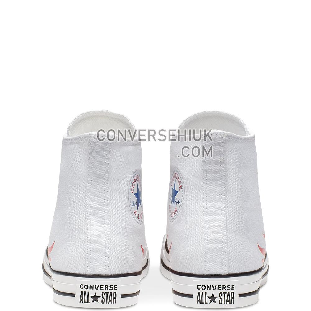 Converse Archive Print Chuck Taylor All Star High Top White/enamel Red/fresh Yellow 166257C Shoes