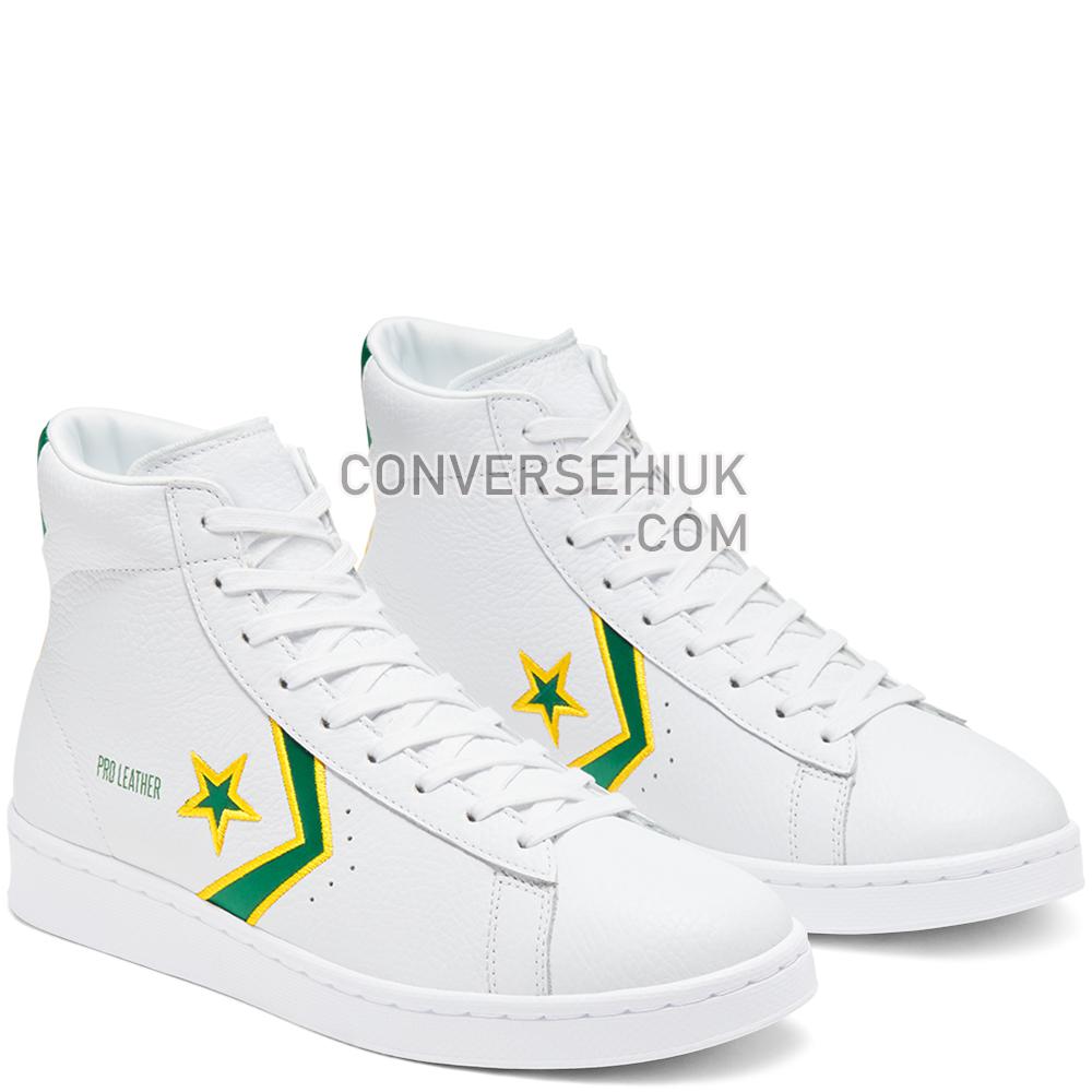 Converse Breaking Down Barriers Celtics Pro Leather White/clover/amarillo 167061C Shoes