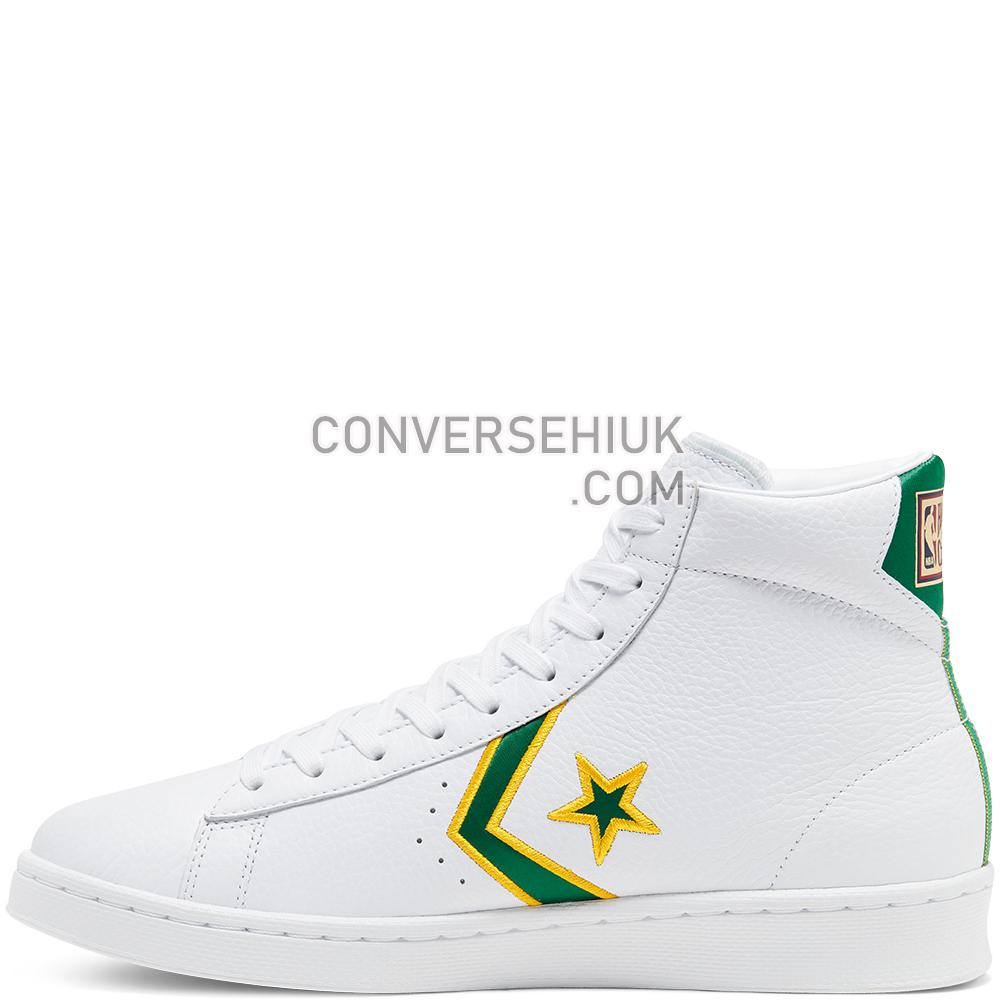 Converse Breaking Down Barriers Celtics Pro Leather White/clover/amarillo 167061C Shoes