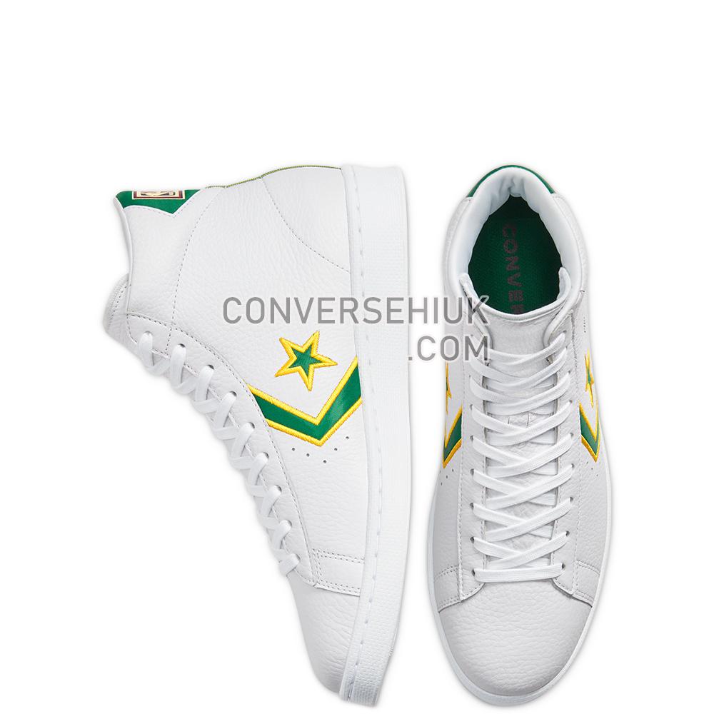 Converse Breaking Down Barriers Celtics Pro Leather White/clover/amarillo 167061C Shoes