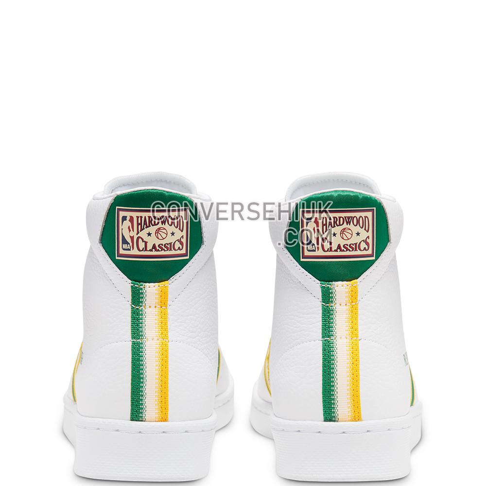 Converse Breaking Down Barriers Celtics Pro Leather White/clover/amarillo 167061C Shoes