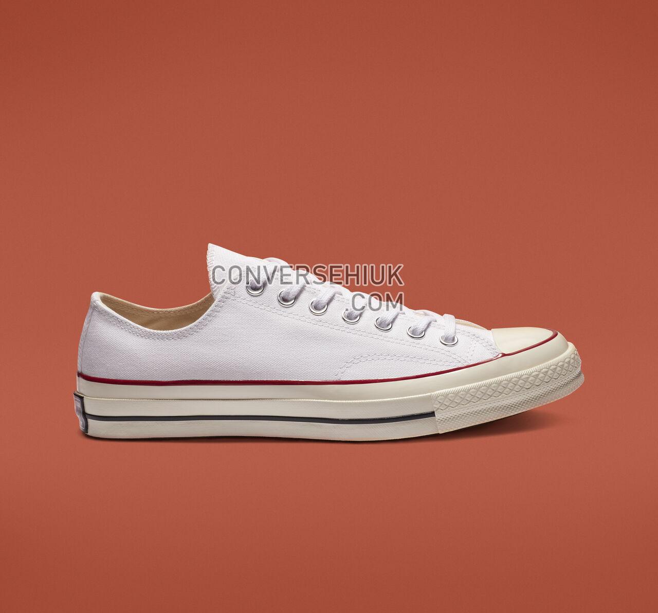 Converse Chuck 70 Low Top White/Garnet/Egret 162065C Shoes