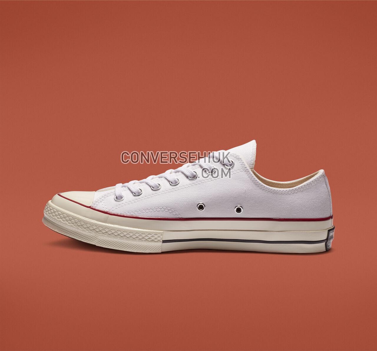 Converse Chuck 70 Low Top White/Garnet/Egret 162065C Shoes