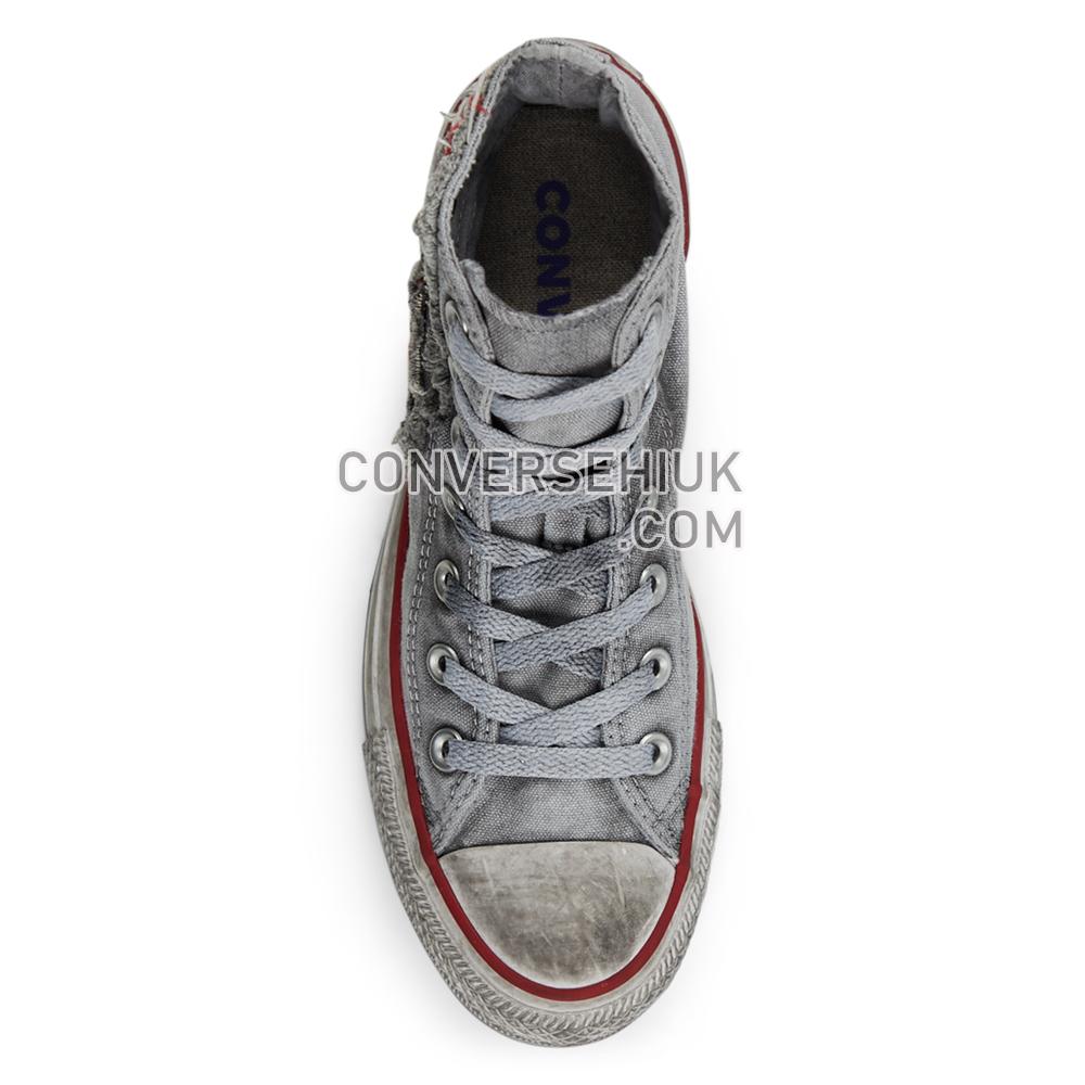 Converse Unisex Distressed Americana Chuck Taylor All Star High Top Americana Flag Distressed 167389C Shoes