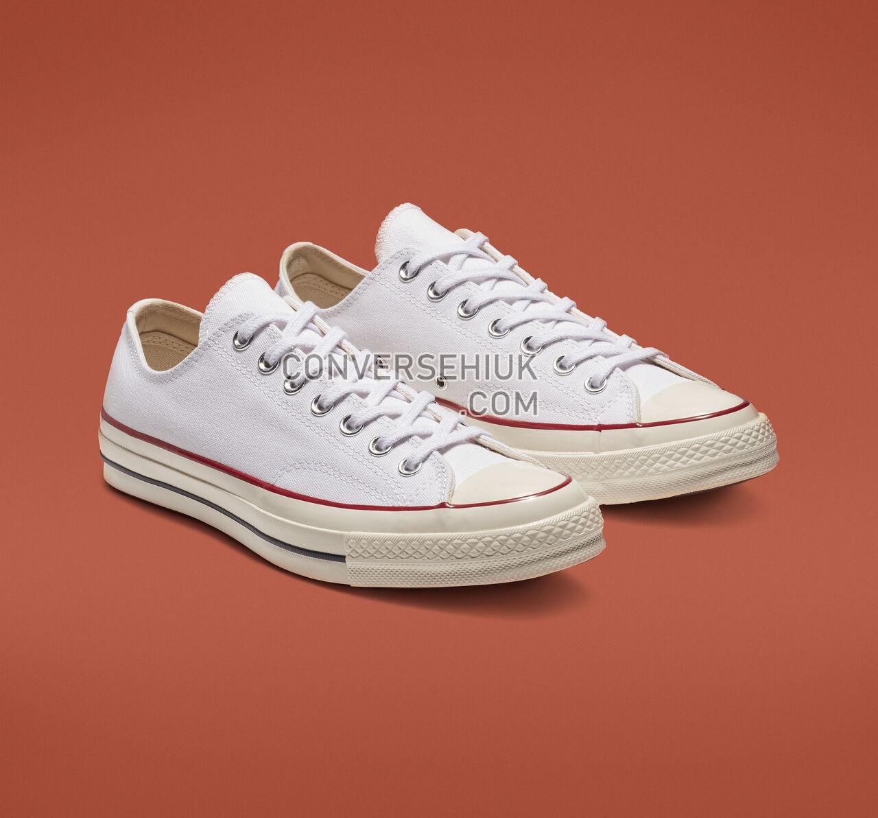 Converse Chuck 70 Low Top White/Garnet/Egret 162065C Shoes