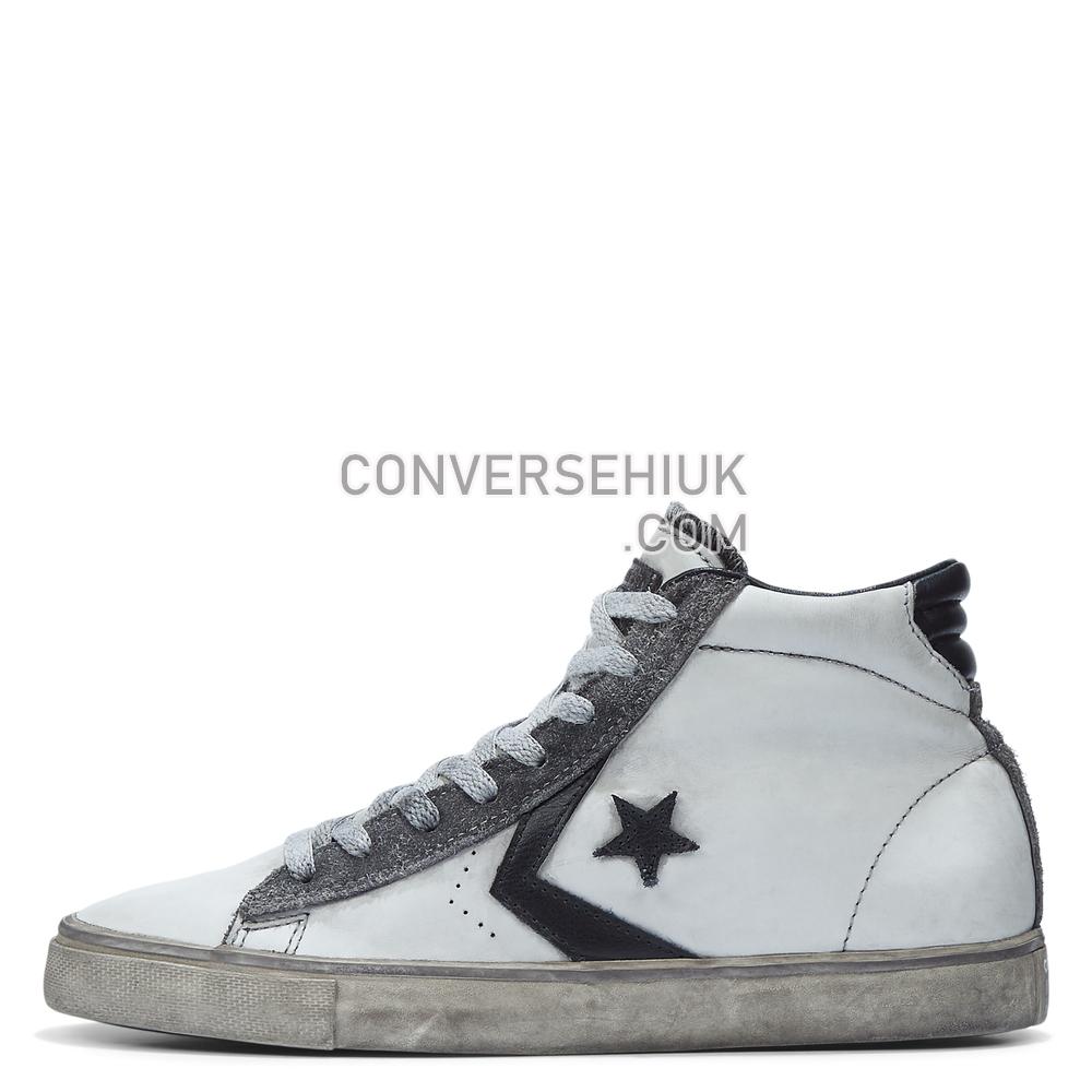 Converse Pro Leather Vulcanised High Top Star White/black Smoke 162904C Shoes