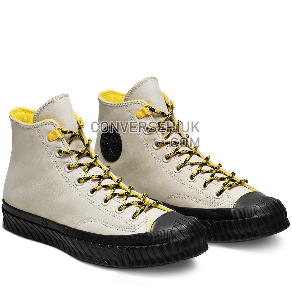 Converse Unisex Bosey Water-Repellent Chuck 70 High Top Birch Bark/vivid Sulfur/black 165930C Shoes