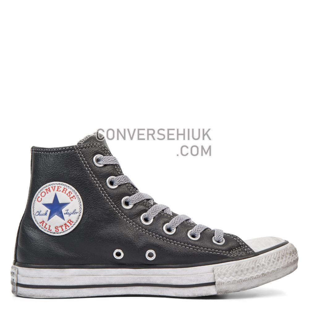 Converse Chuck Taylor All Star Leather Vintage Star Studs High Top Black/vintage Star Studs 165760C Shoes