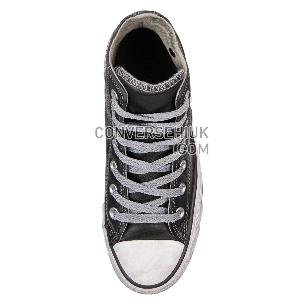 Converse Chuck Taylor All Star Leather Vintage Star Studs High Top Black/vintage Star Studs 165760C Shoes