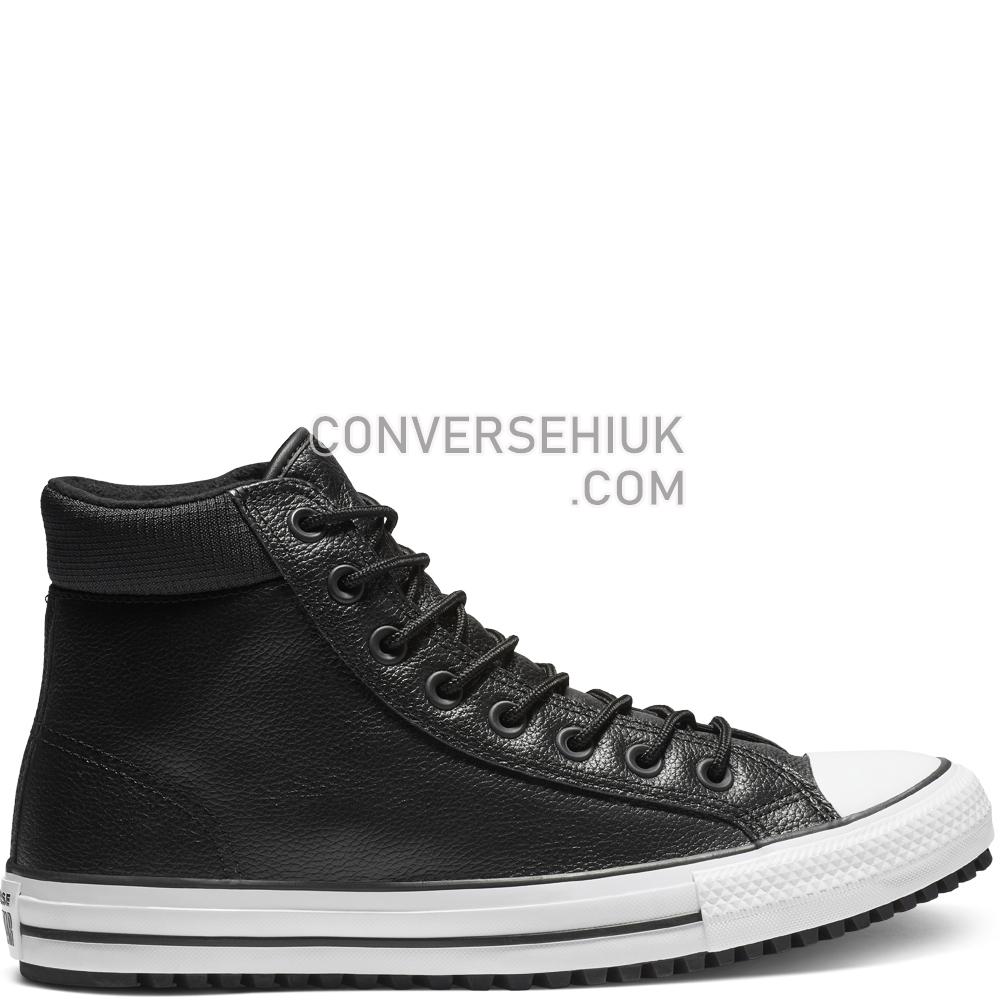 Converse Chuck Taylor PC Leather High Top Black/black/white 162415C Shoes