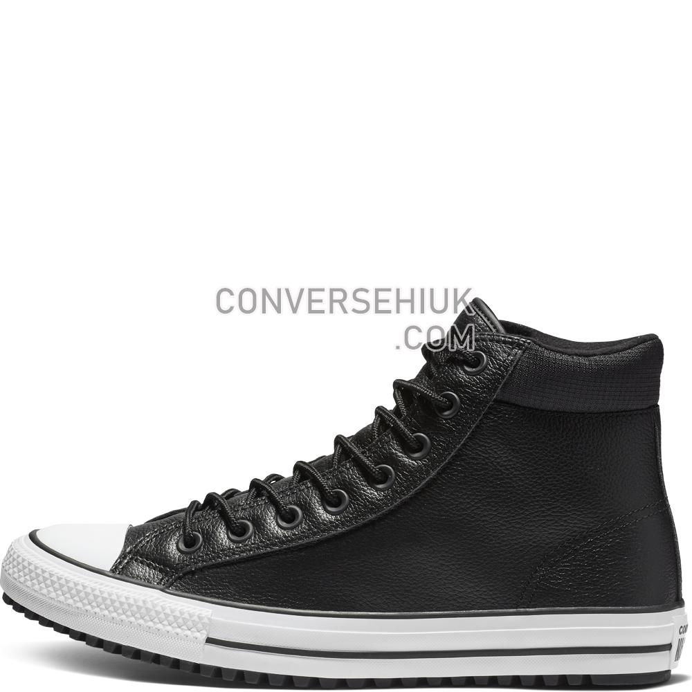 Converse Chuck Taylor PC Leather High Top Black/black/white 162415C Shoes