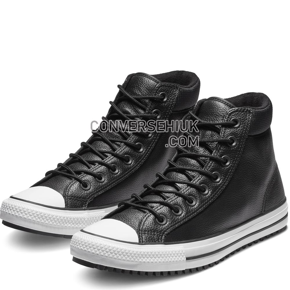 Converse Chuck Taylor PC Leather High Top Black/black/white 162415C Shoes