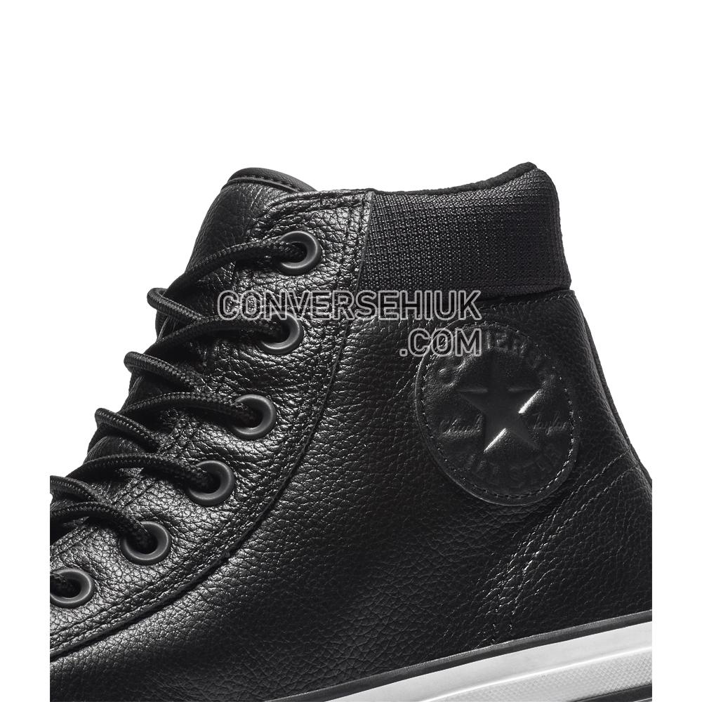 Converse Chuck Taylor PC Leather High Top Black/black/white 162415C Shoes