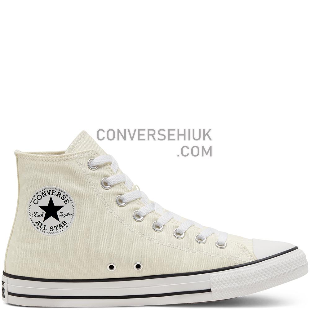 Converse Unisex Cheerful Chuck Taylor All Star High Top Egret/black/white 167067C Shoes