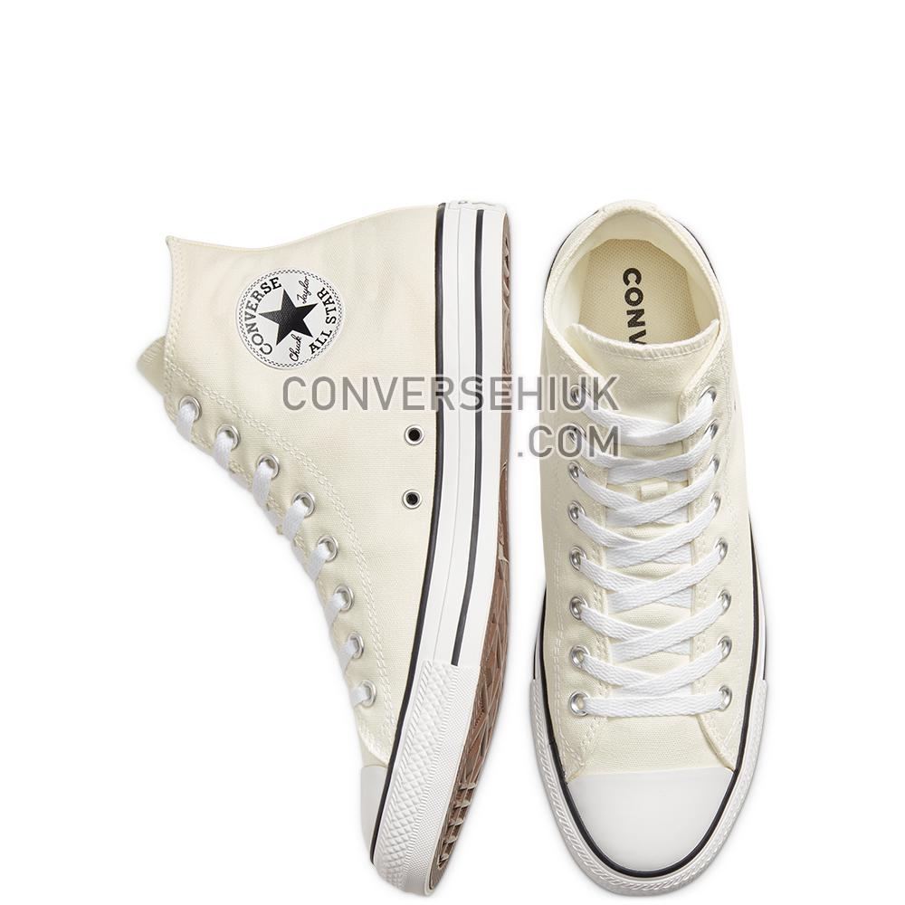 Converse Unisex Cheerful Chuck Taylor All Star High Top Egret/black/white 167067C Shoes