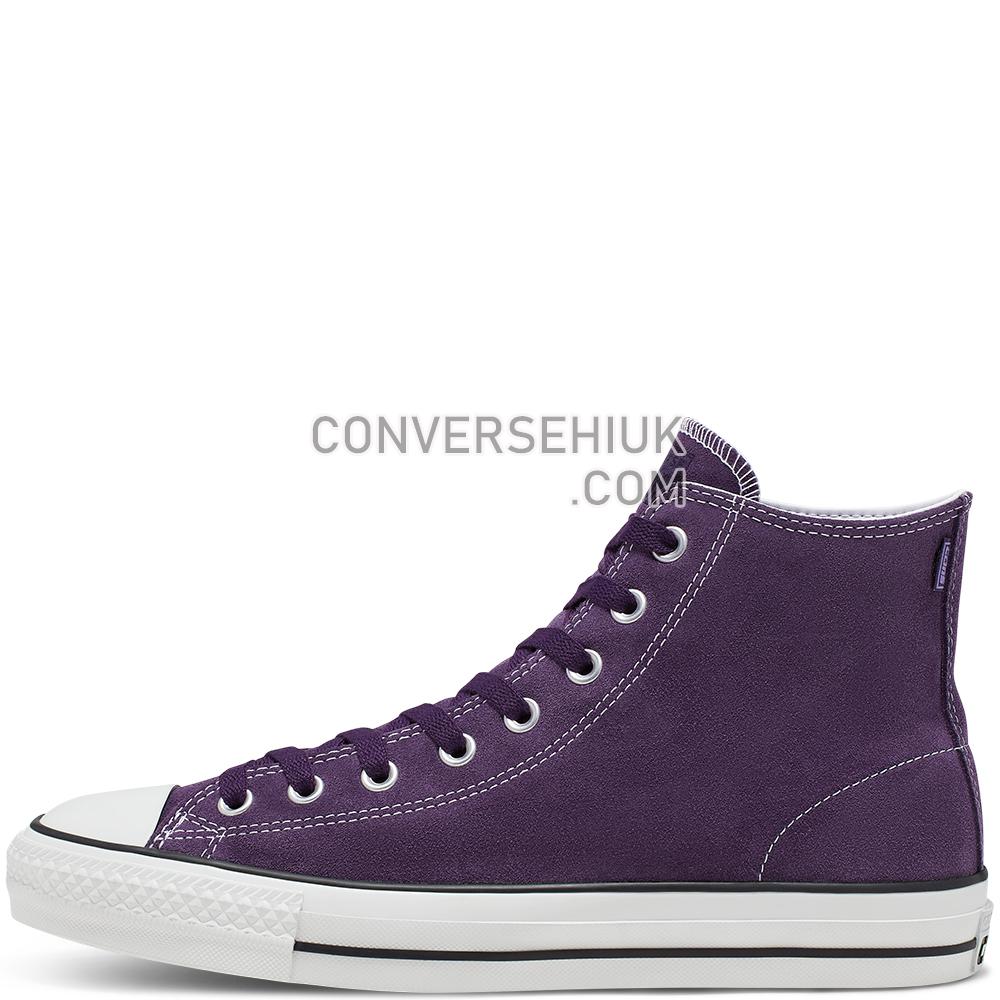 Converse Unisex Suede CONS CTAS Pro High Top Grand Purple/vivid Sulfur/whit 166021C Shoes