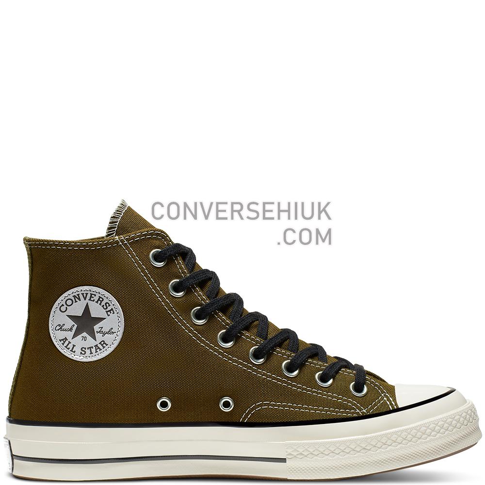 Converse Unisex Vintage Canvas Chuck 70 High Top Surplus Olive/black/egret 165953C Shoes