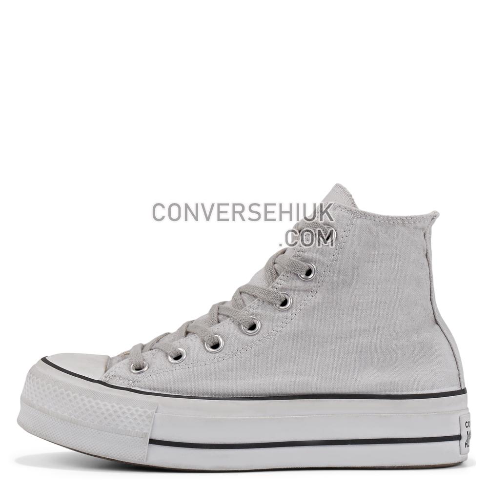 Converse Chuck Taylor All Star Lift Smoked Canvas High Top Light Smoke In 569883C Shoes